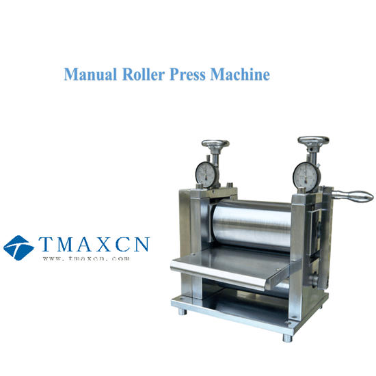 Máquina manual de prensa de rolos
